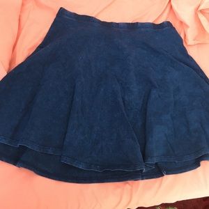 Denim skater skirt