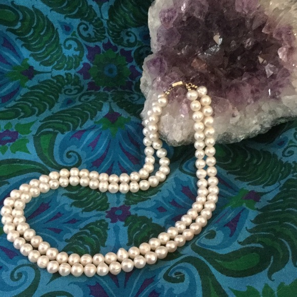 Antique Jewelry - GENUINE ANTIQUE PEARL NECKLACE