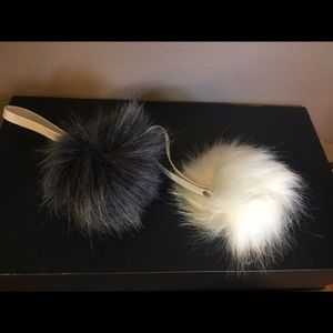 Faux fur key chain