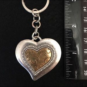 Lia Sophia heart keychain