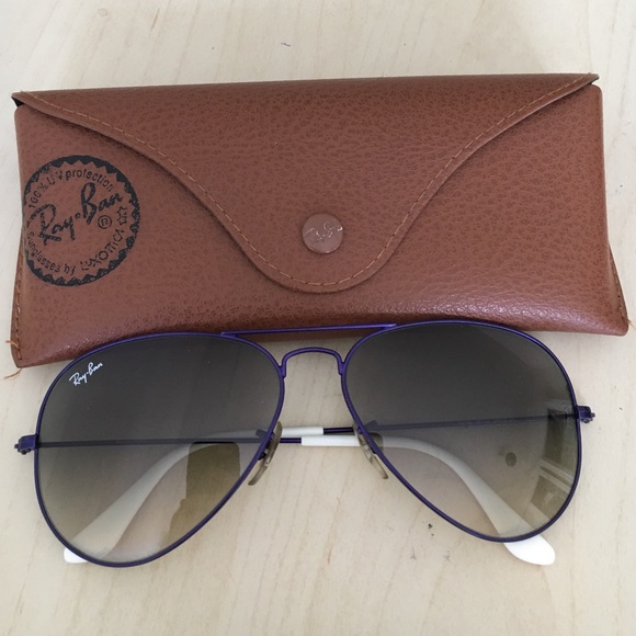 Ray ban purple aviator
