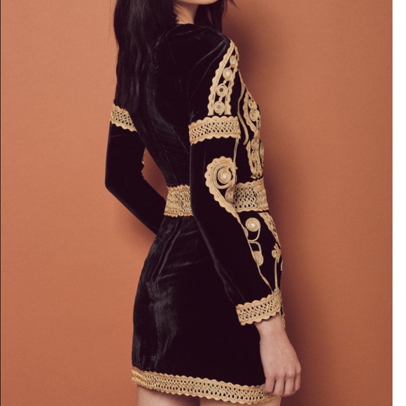 FIRM Love & Lemons Paris Mini Dress NWT - Picture 3 of 6