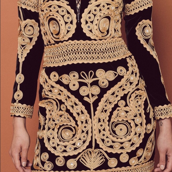 FIRM Love & Lemons Paris Mini Dress NWT - Picture 4 of 6