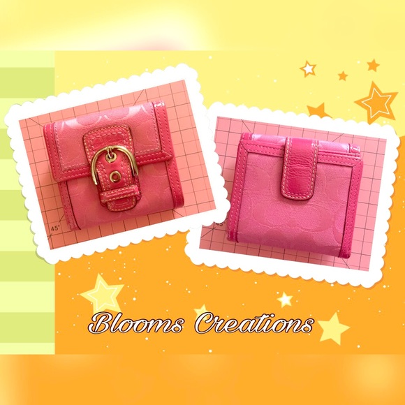 ❎COACH PINK BI-FOLD WALLET❎
