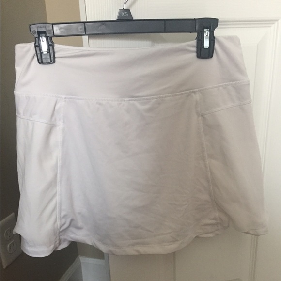 White Athletic Skort