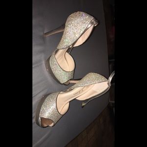 Sparkly heels