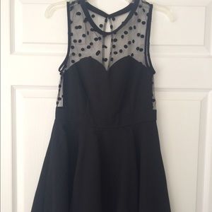 Adorable Black Polka Dot Dress