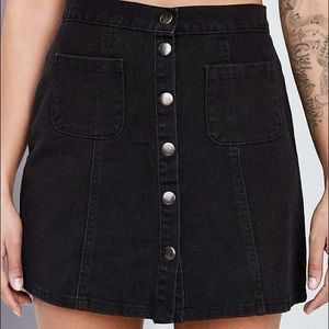 Urban Outfitters High Waisted button up Skirt