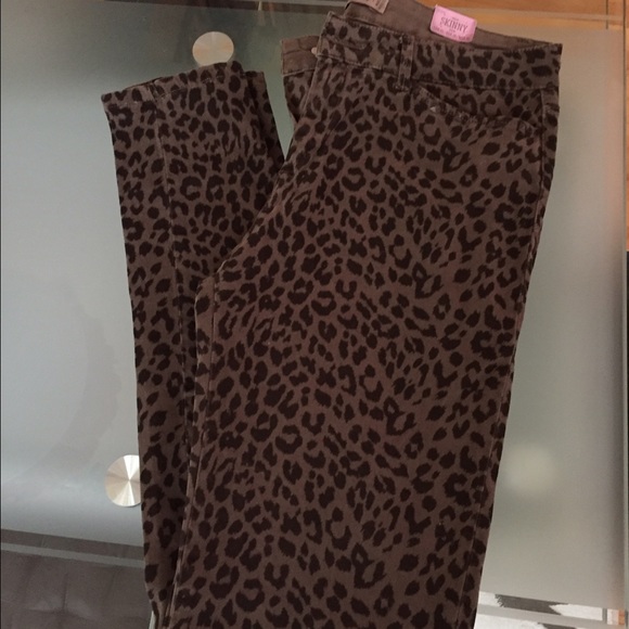 NWT ZARA ANIMAL PRINT SKINNY JEANS - Picture 2 of 4