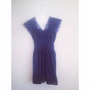 Lace & silk, low back dress