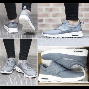Leather Gray Nike Thea Airmax