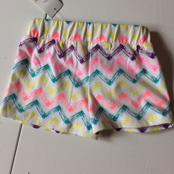 Peanut & Ollie Chevron Print Jersey Shorts New - Picture 4 of 4