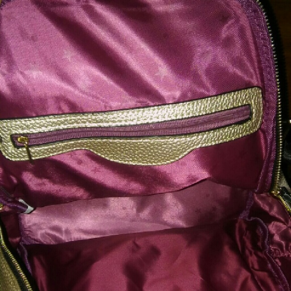 Gold backpack - Picture 2 of 3