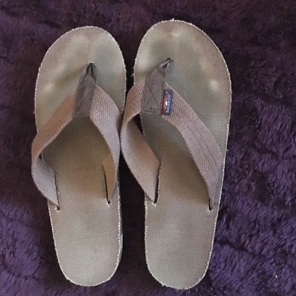 Rainbow Flip Flops