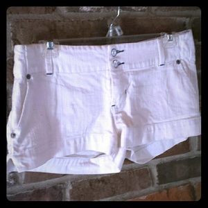White American Eagle Jean Shorts