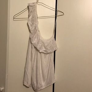 White On shoulder shirt