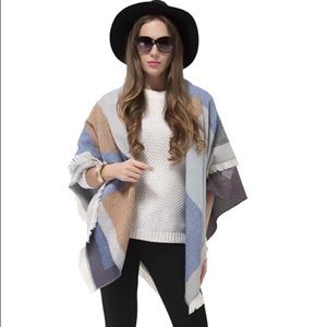 Women's blanket scarf