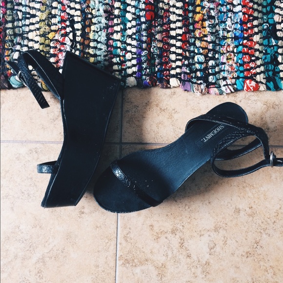 Free People Black Platform Shoes