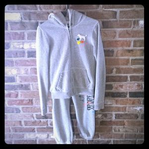 Victoria Secrets fleece jacket and pants