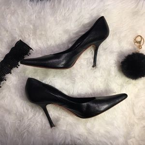 Valentino Black Python Heels 👠