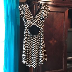 Never worn vs back cut out dress