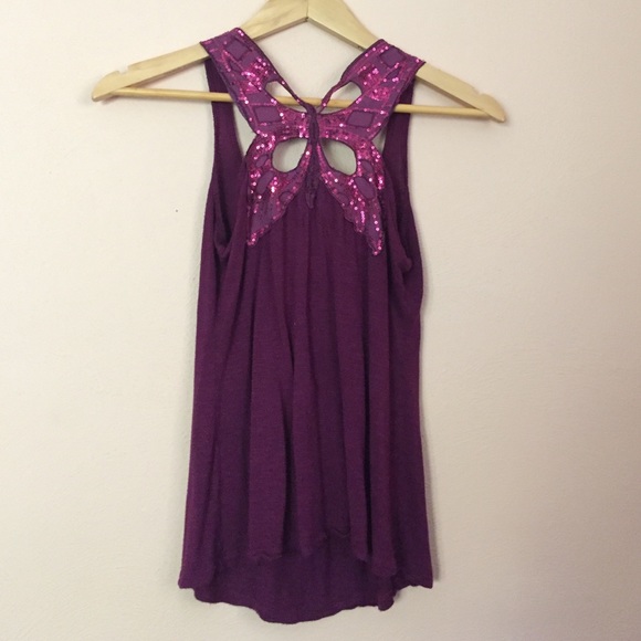 Sequined Butterfly Blouse