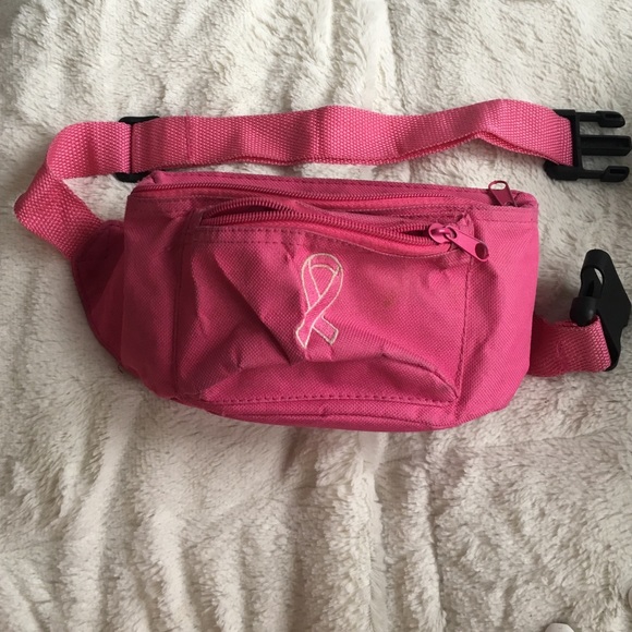 Pink breast cancer awareness fannypack