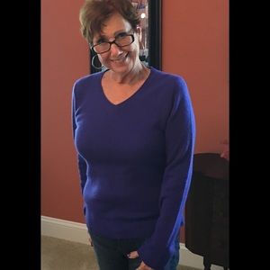 Royal Blue Cashmere Sweater