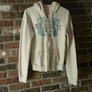 Zip up Hollister sweater
