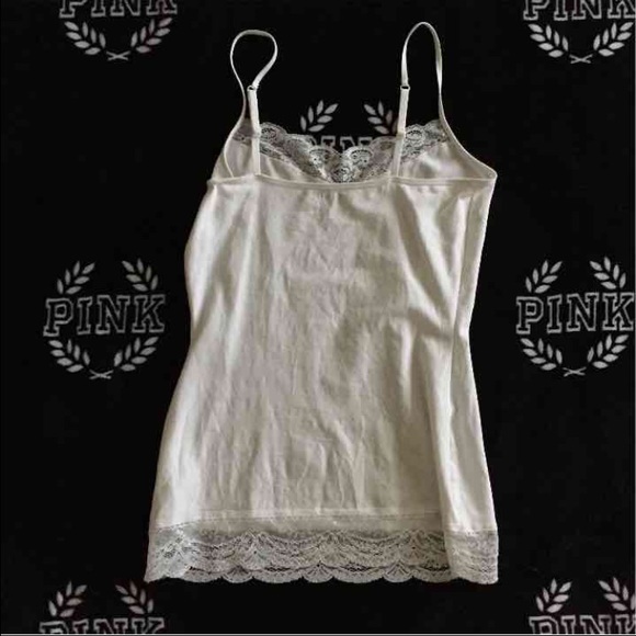 Express Tops - NWOT express white lace trim tank S Express Tops - NWOT express white lace trim tank S
