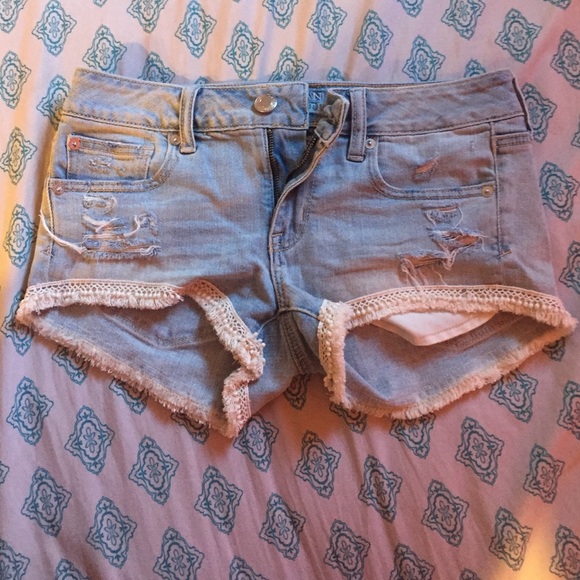 AEO shortie stretch shorts - Picture 1 of 4