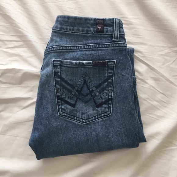 7 For All Mankind Denim - 7 for all mankind "A" pocket jeans