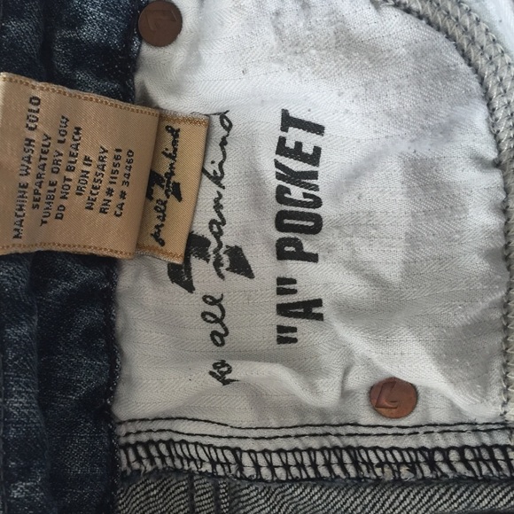 7 for all mankind "A" pocket jeans - Picture 4 of 4
