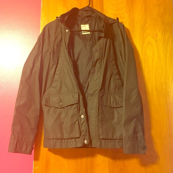 dark gray coat