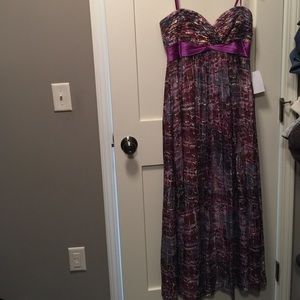 Bcbg maxi strapless dress