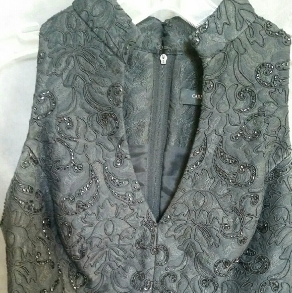 Carmen Marc valve formal fitted top... Gorgeous