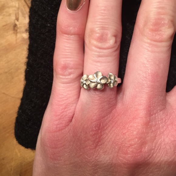 Silver and diamond ring from Hawaii