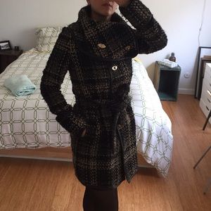 A beautiful warm wool Rachel Zoe coat