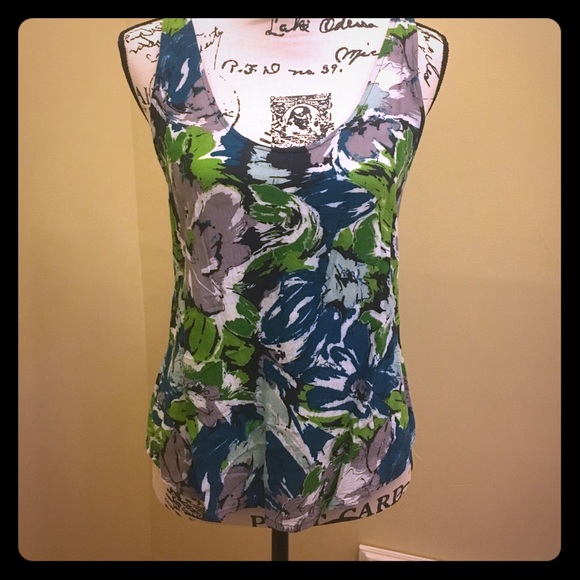 ON Floral Print Tank - SZ M