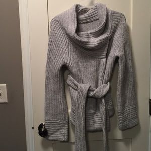 Armani exchange belted sweater