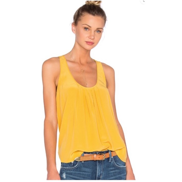 Joie Mint Tank in Tulum Yellow
