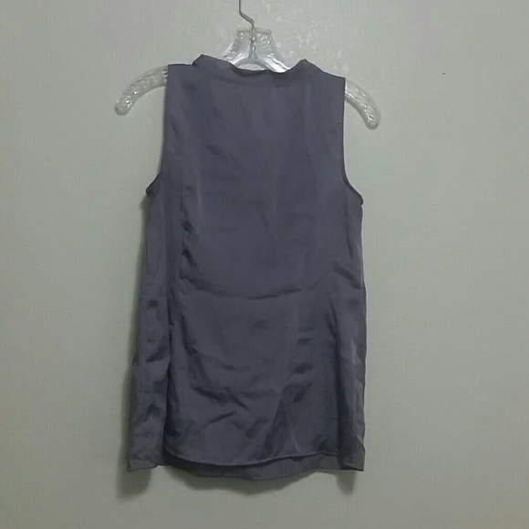 Loft Purple Ruffle Tank - Picture 2 of 2