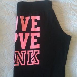 VS pink loose sweats