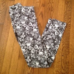 H&M Floral Jeggings