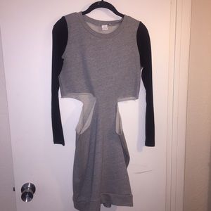 Glamorous Color-block Cut Out Mini Dress.