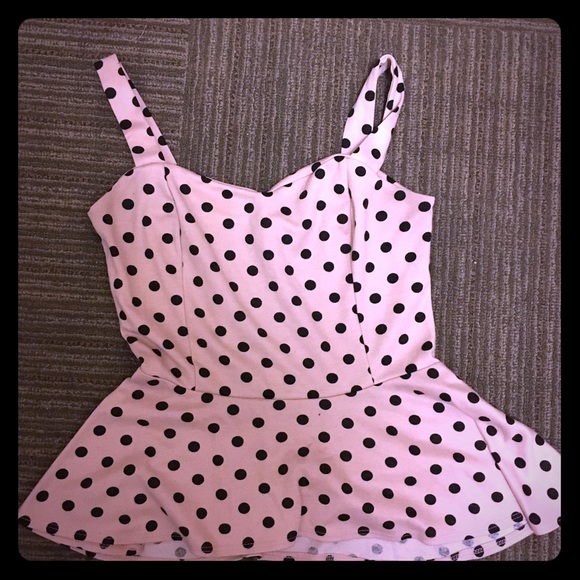 Charlotte Russe peplum top