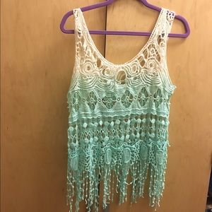 Crochet ombré top