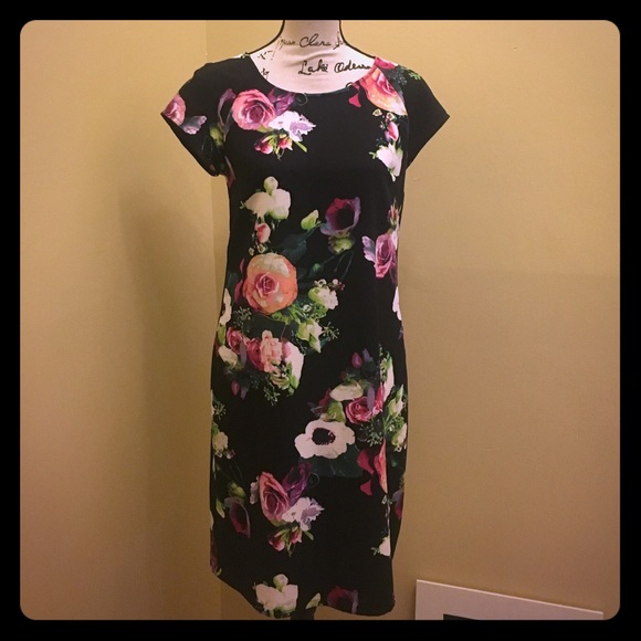 NWOT Floral Print Dress (merona) - SZ S