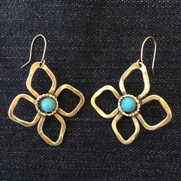 Zad Flores Flower Drop Earrings