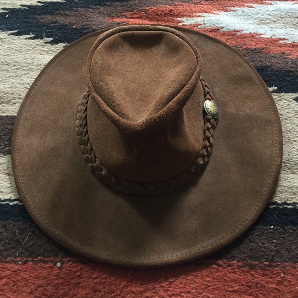 Boho suede hat